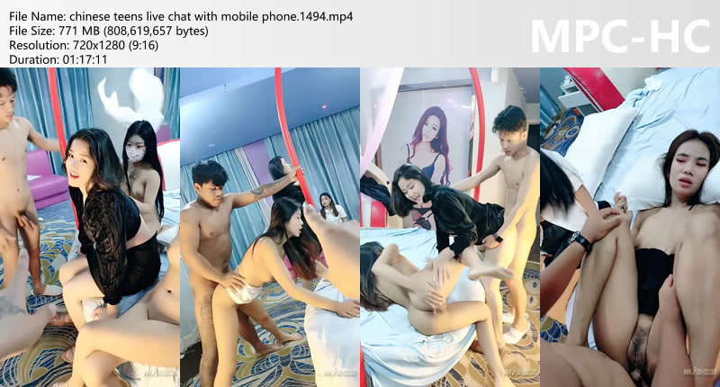 chinese teens live chat with mobile phone.1494